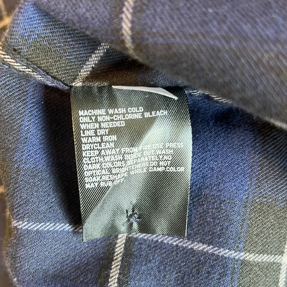 Uniqlo Flannel Checked Long Sleeve Shirt - Small - Picture 9 of 10